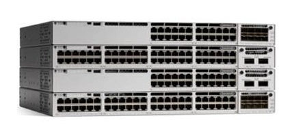 Cisco Catalyst 9300 - Network Essentials - kytkin - L3 - Hallinnoitu - 24 x 10/100/1000 (PoE+) - r&auml;kkiin asennettava - PoE+ (445 W)