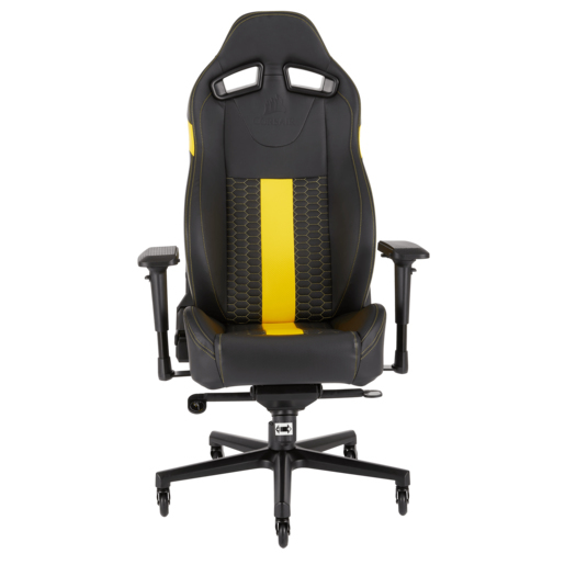 Corsair T2 Road Warrior - Gaming Chair Black/Yellow