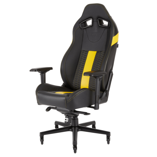 Corsair T2 Road Warrior - Gaming Chair Black/Yellow