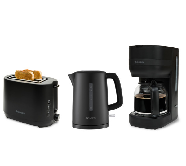 Champion Breakfast Series CHPAKET-FS300 Coffee Maker, Matte Black
