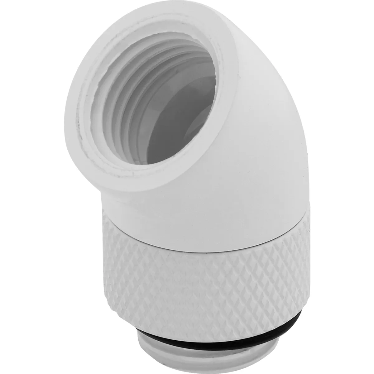 Corsair Fitting (adapter),XF Adapter 2-pack (45° Angled rotary_ glossy white)
