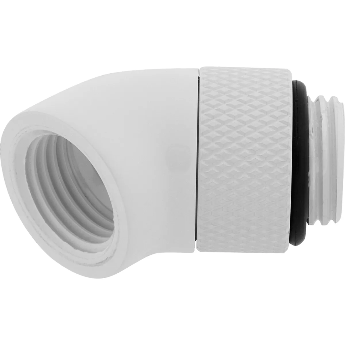 Corsair Fitting (adapter),XF Adapter 2-pack (45° Angled rotary_ glossy white)