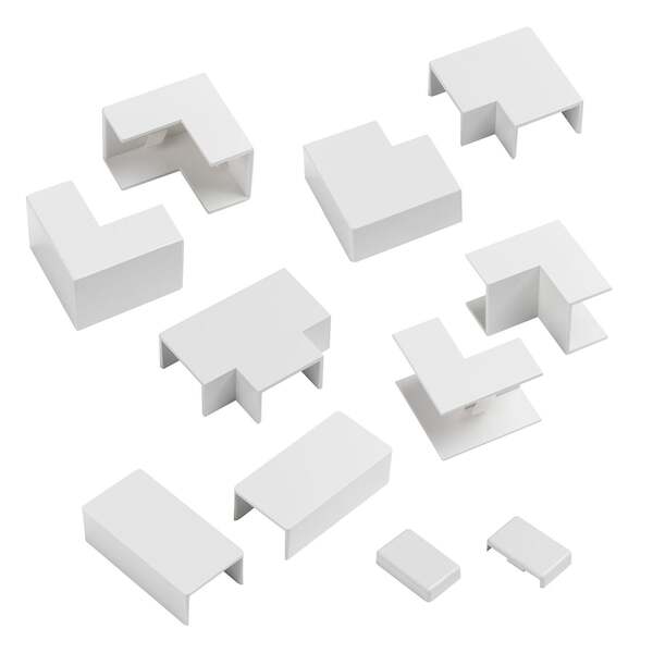 D-LINE Accessory Kit 25x16 - Trunking Accessory Kit, White