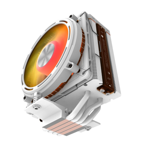 DARKFLASH E400 ARGB Air CPU Cooler, White