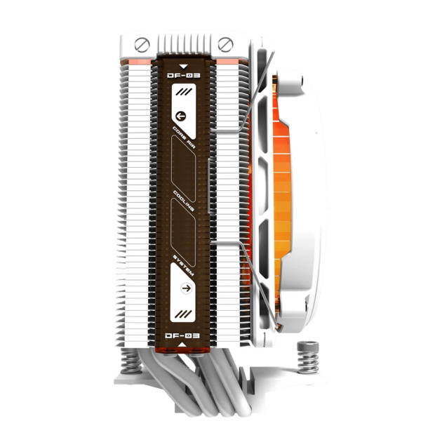 DARKFLASH E400 ARGB Air CPU Cooler, White