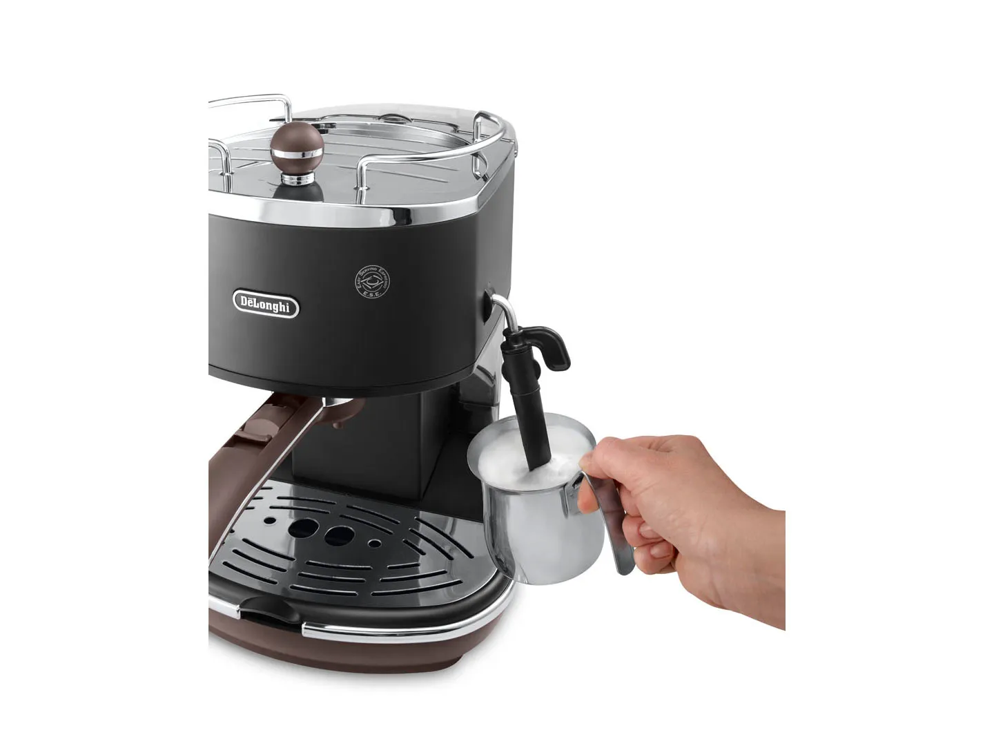 Delonghi Icona Vintage ECOV 311.BK - espresso machine, fully automatic, Black
