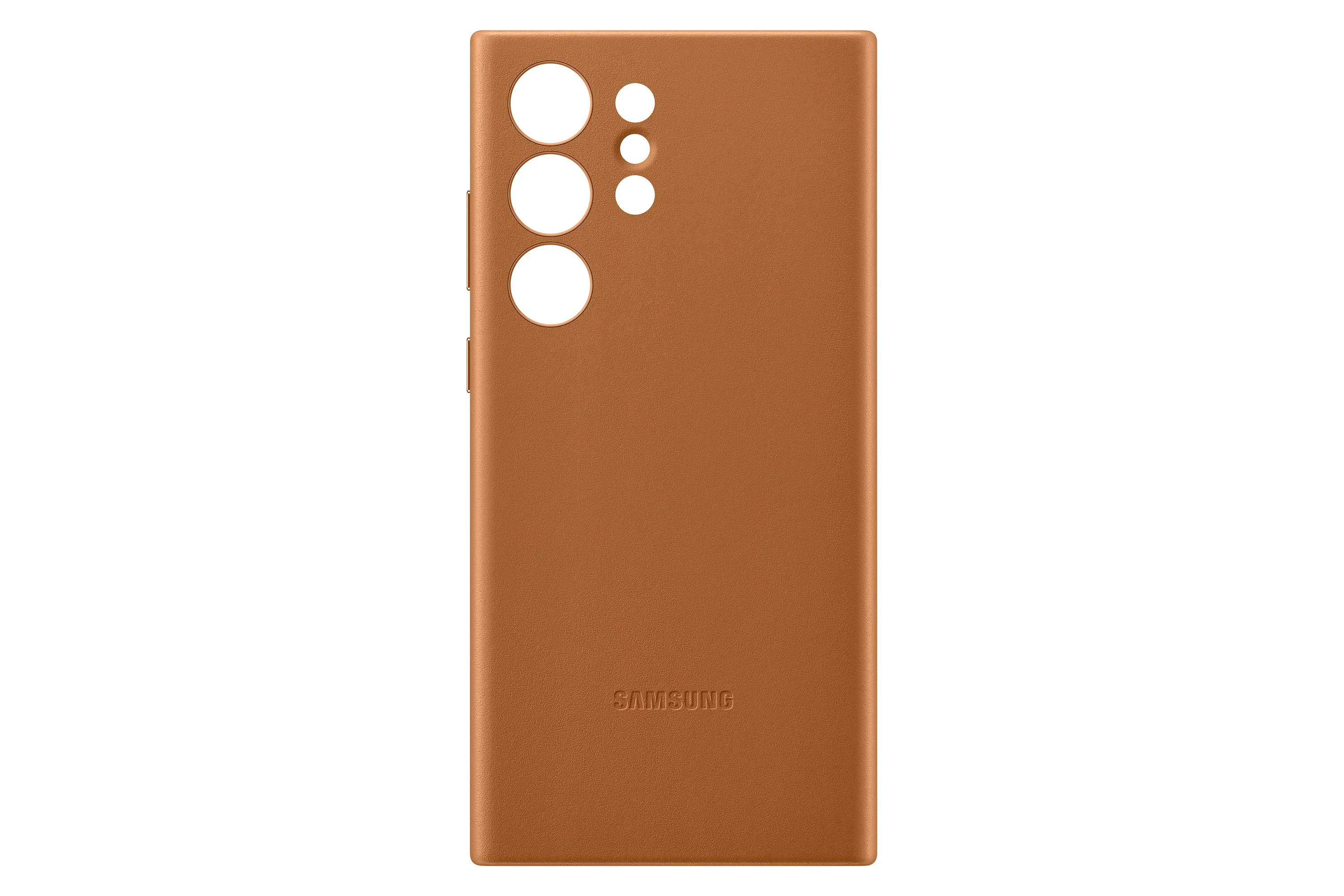 Samsung Galaxy S23 Ultra Leather Case, Camel