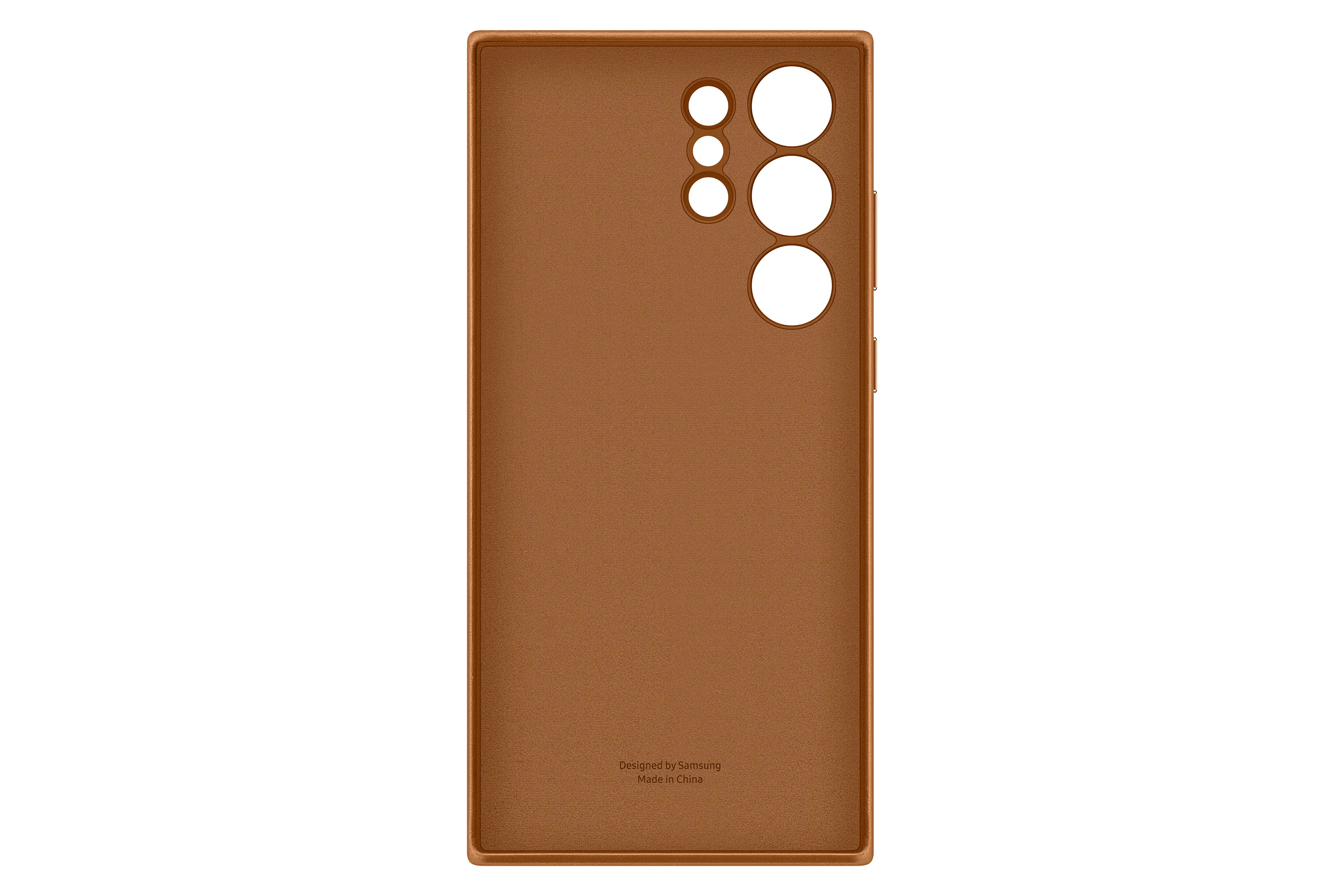 Samsung Galaxy S23 Ultra Leather Case, Camel