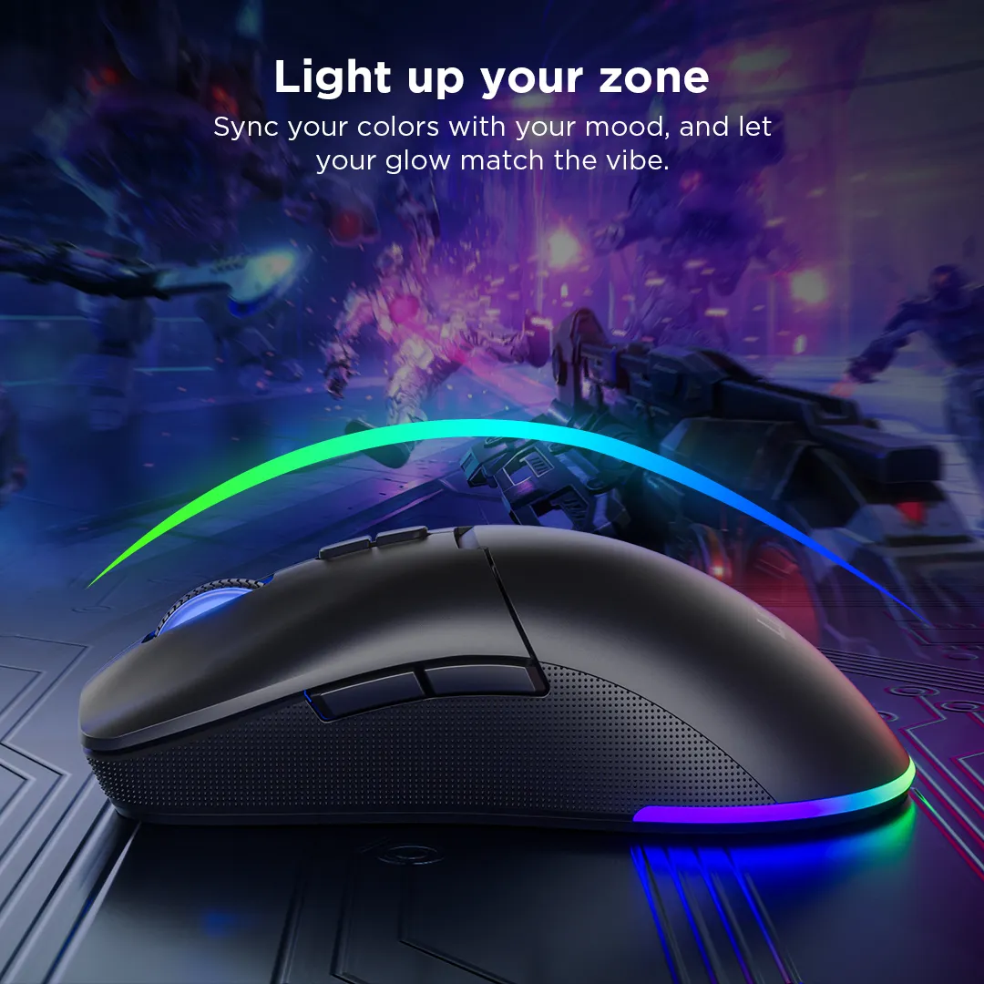 Lenovo Legion M220 tr&aring;dl&ouml;s gamingmus, Surge Green