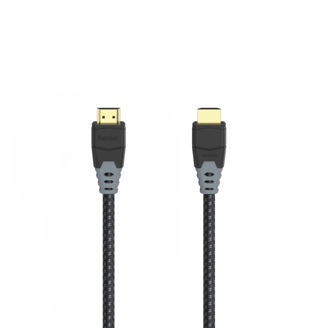 Hama HA-00205445 Ultra High Speed HDMI kabel, med 8K, HDR, Ethernet, Braided, 1,5 m, svart