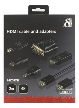 Deltaco  DisplayPort – HDMI -adapteri, Musta