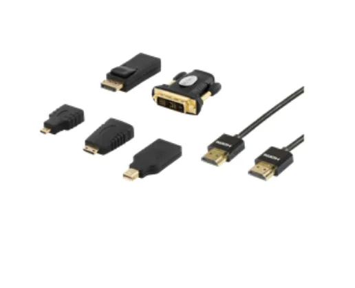 Deltaco  DisplayPort – HDMI -adapteri, Musta