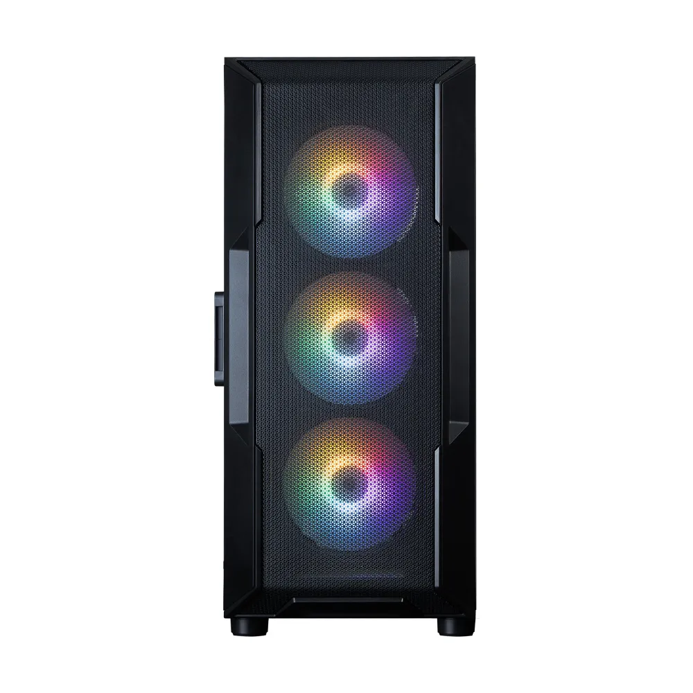 Zalman i3 NEO V2 Midi-Tower Case with window, with RGB lighting, Black