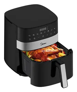 Midea MF-CN65E, 6.5L, 1700W, air fryer, Black