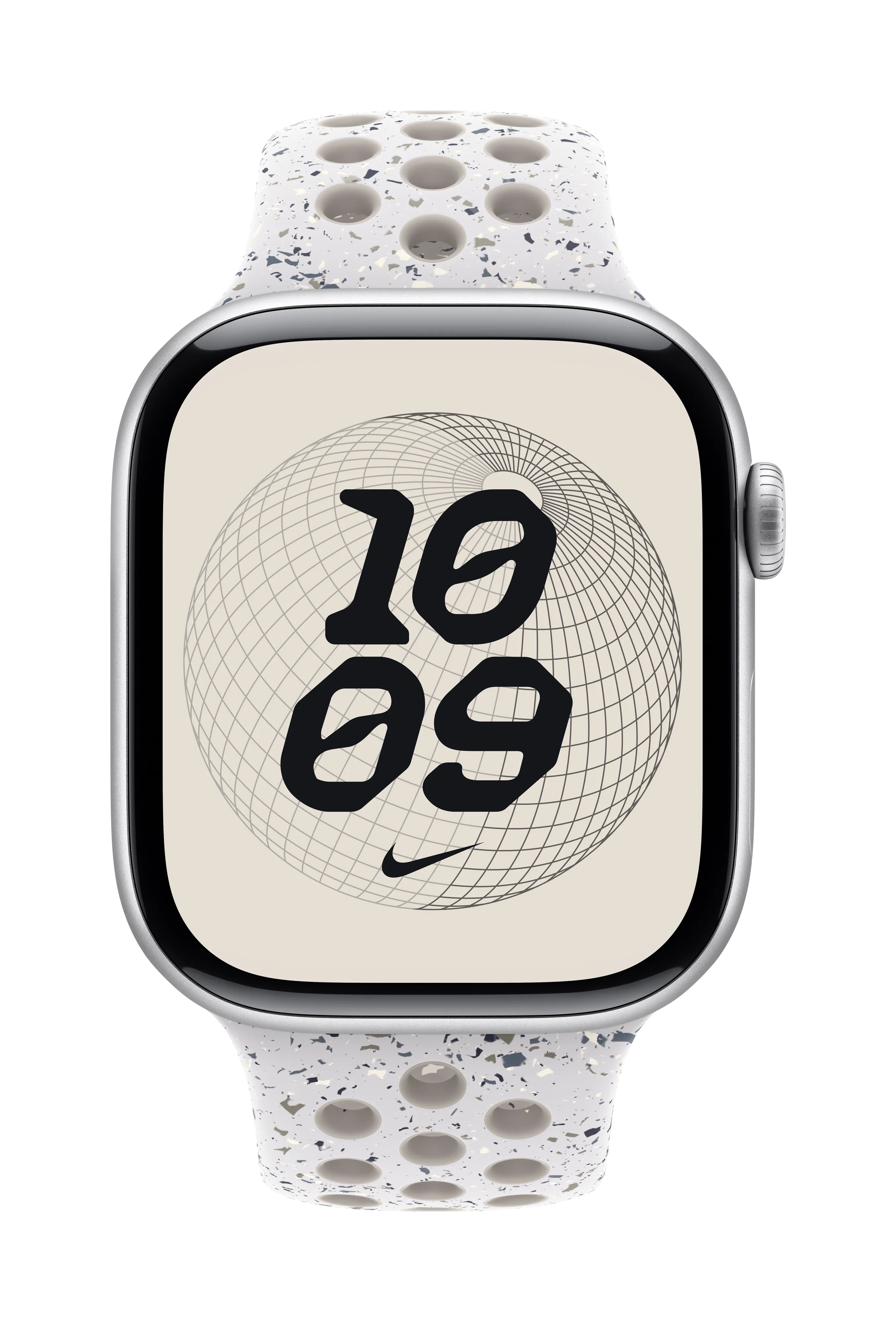 Apple Watch 46 mm Nike Sport Band, Veiled Grey, S/M