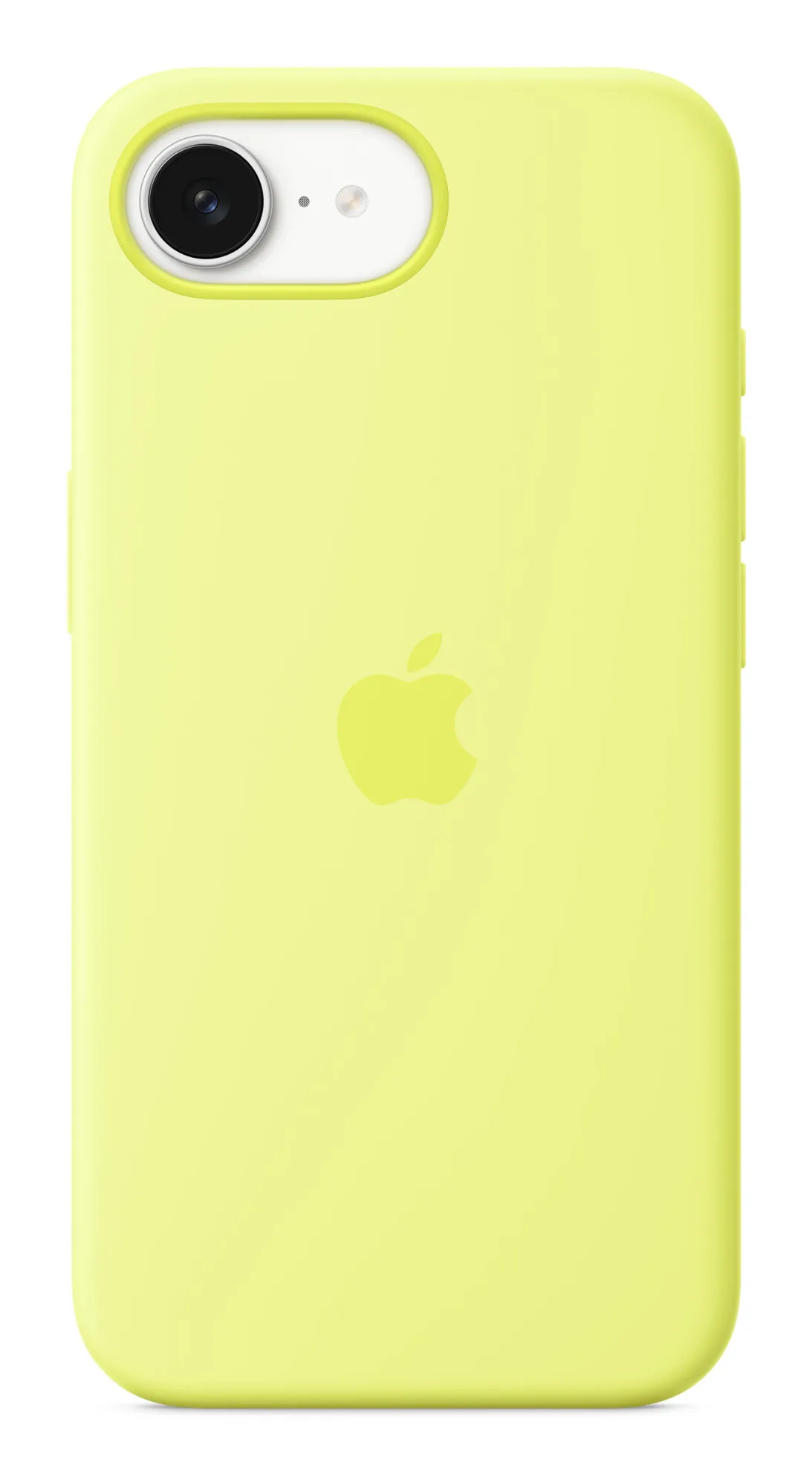 Apple iPhone 16e - silicone case, Neon Yellow