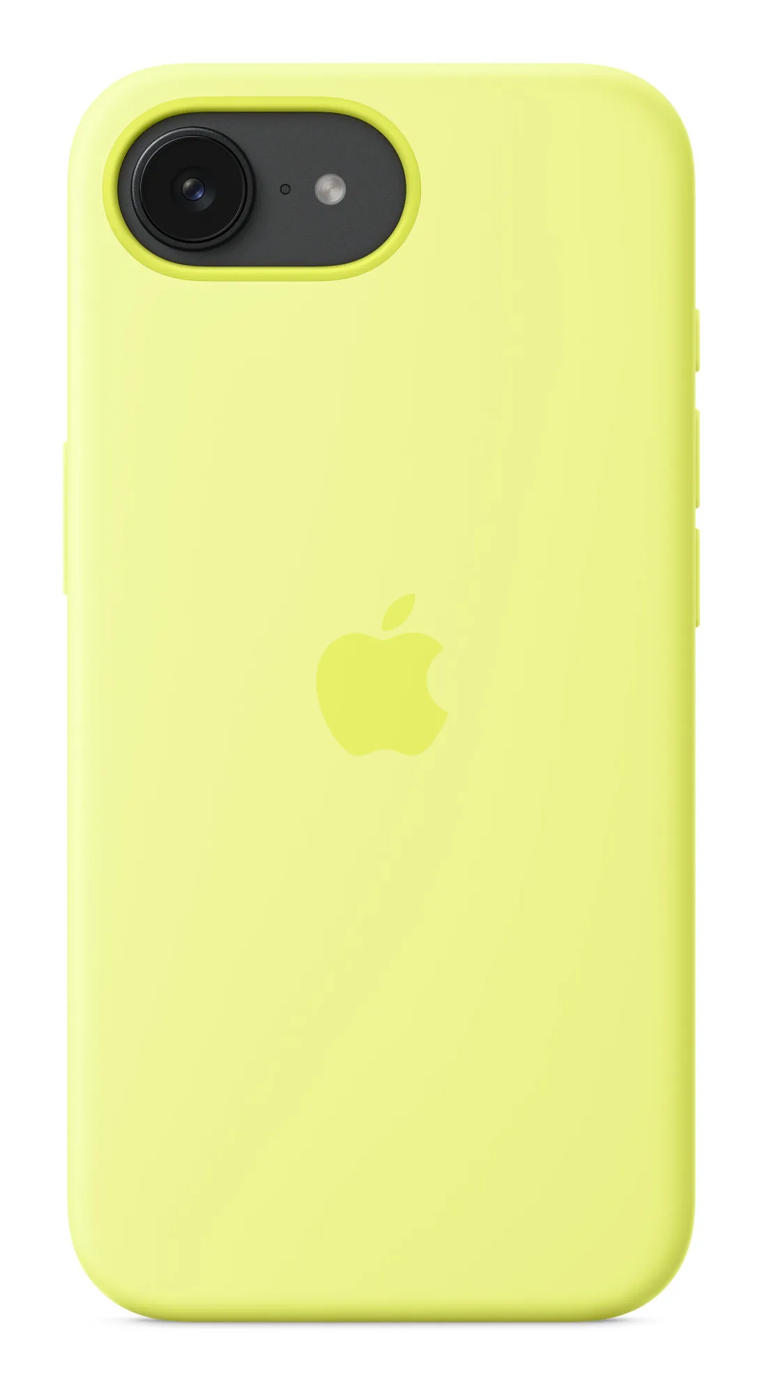 Apple iPhone 16e - silicone case, Neon Yellow