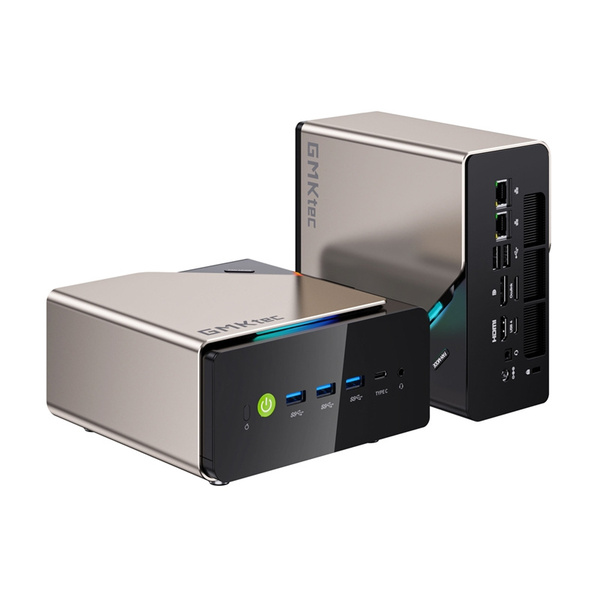 GMKtec EVO-T1 Intel Core Ultra 9 285H, 64GB, 1TB, Win 11 Pro Mini PC, Gold