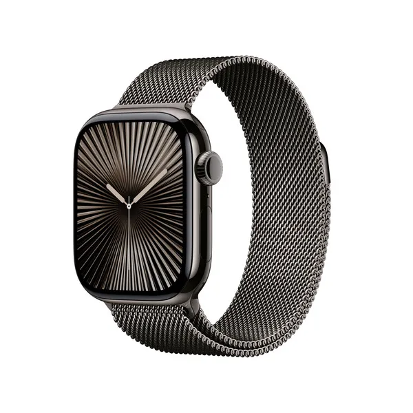 APPLE Watch Series 10 GPS + Cellular 42mm Slate Titanium Case with Slate Milanese Loop