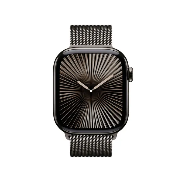 APPLE Watch Series 10 GPS + Cellular 42mm Slate Titanium Case with Slate Milanese Loop