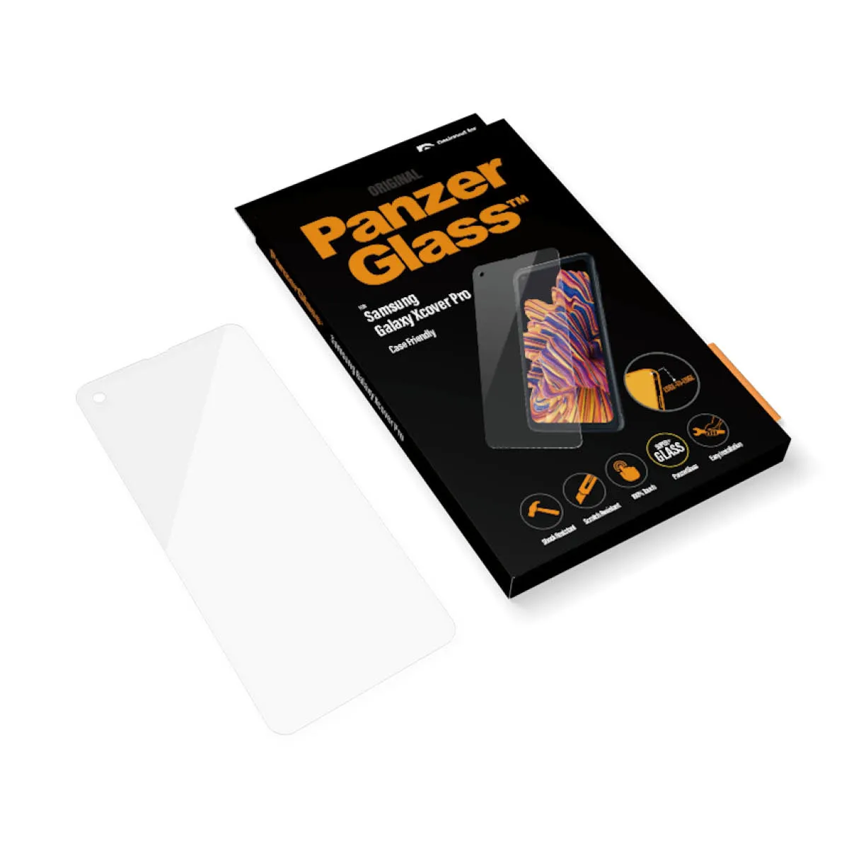 PanzerGlass Case Friendly, Galaxy Xcover Pro - Screen Glass