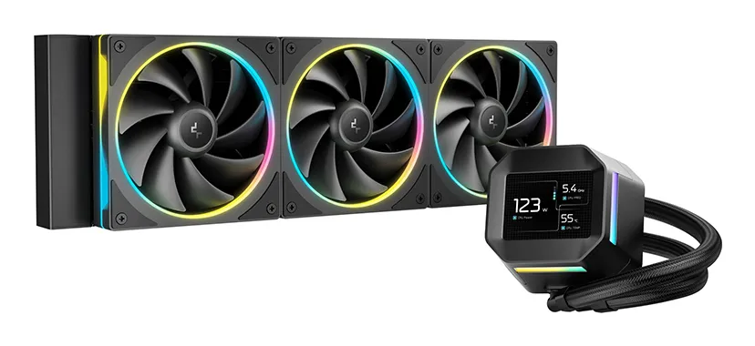 DeepCool LM360 360mm ARGB Liquid Cooler, Black