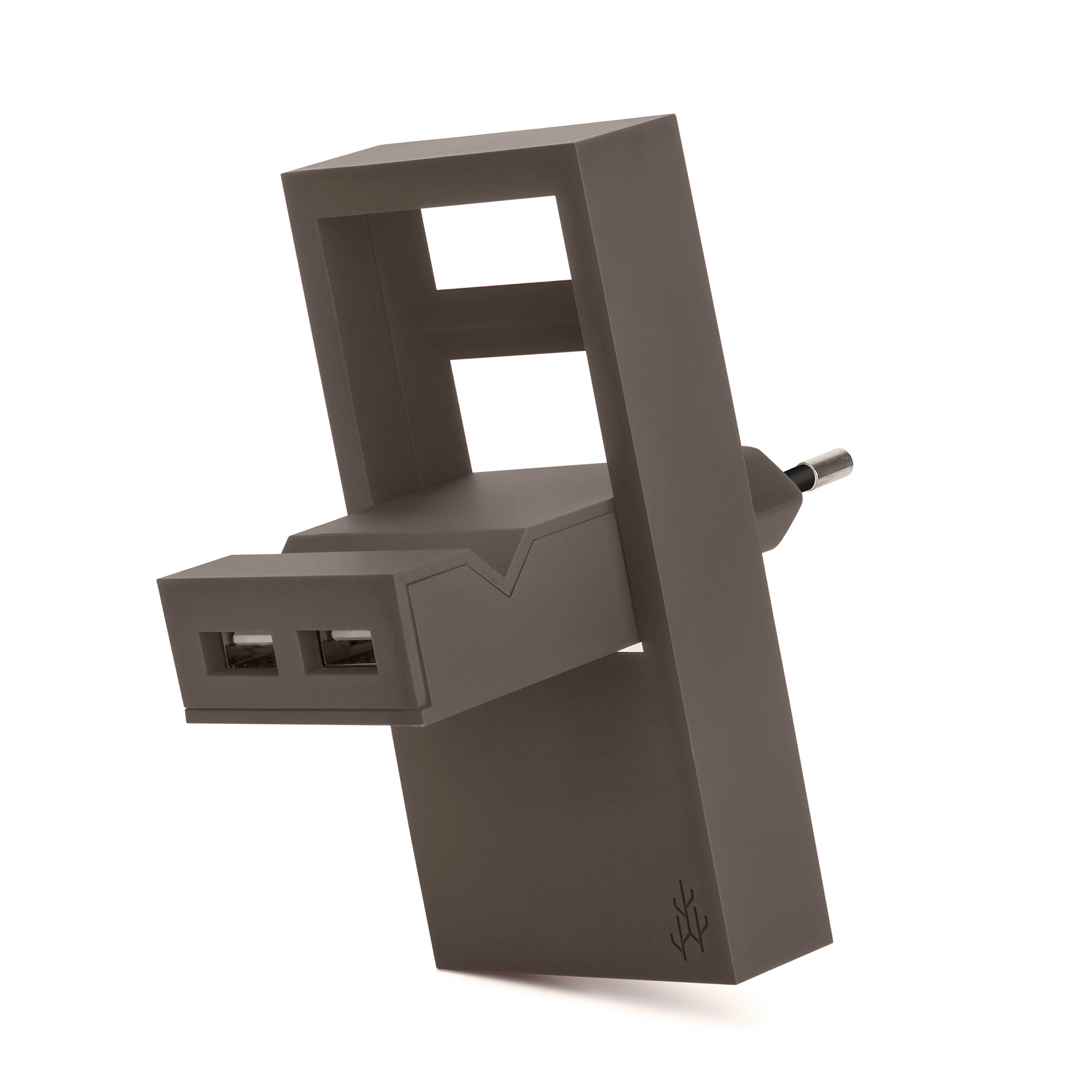 Usbepower ROCK dubbel USB-laddare - 2-i-1 fickladdare för optimal mobilitet