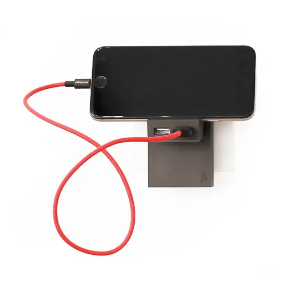 Usbepower ROCK dubbel USB-laddare - 2-i-1 fickladdare för optimal mobilitet