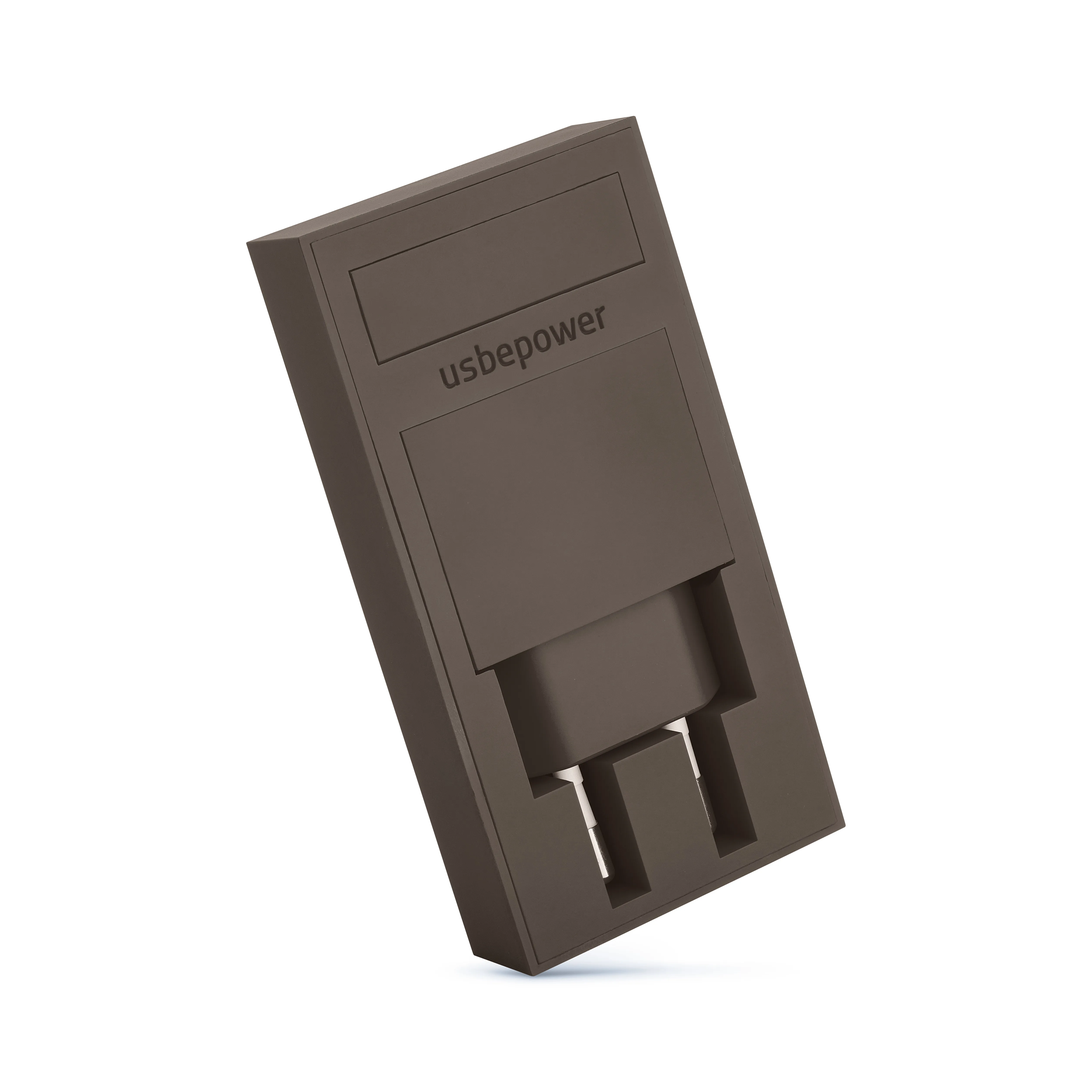 Usbepower ROCK dubbel USB-laddare - 2-i-1 fickladdare för optimal mobilitet