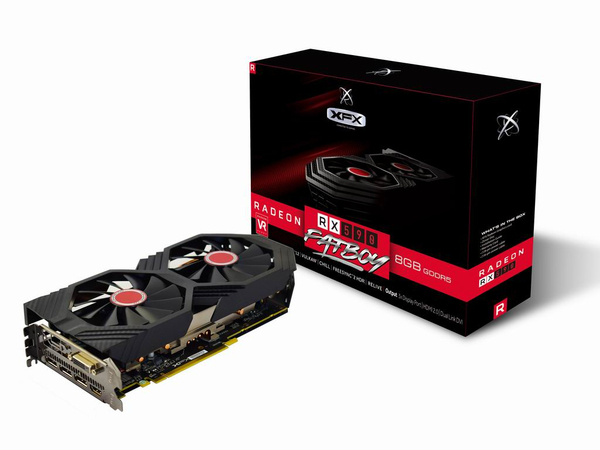 XFX Radeon RX 590 Fatboy -n&auml;yt&ouml;nohjain