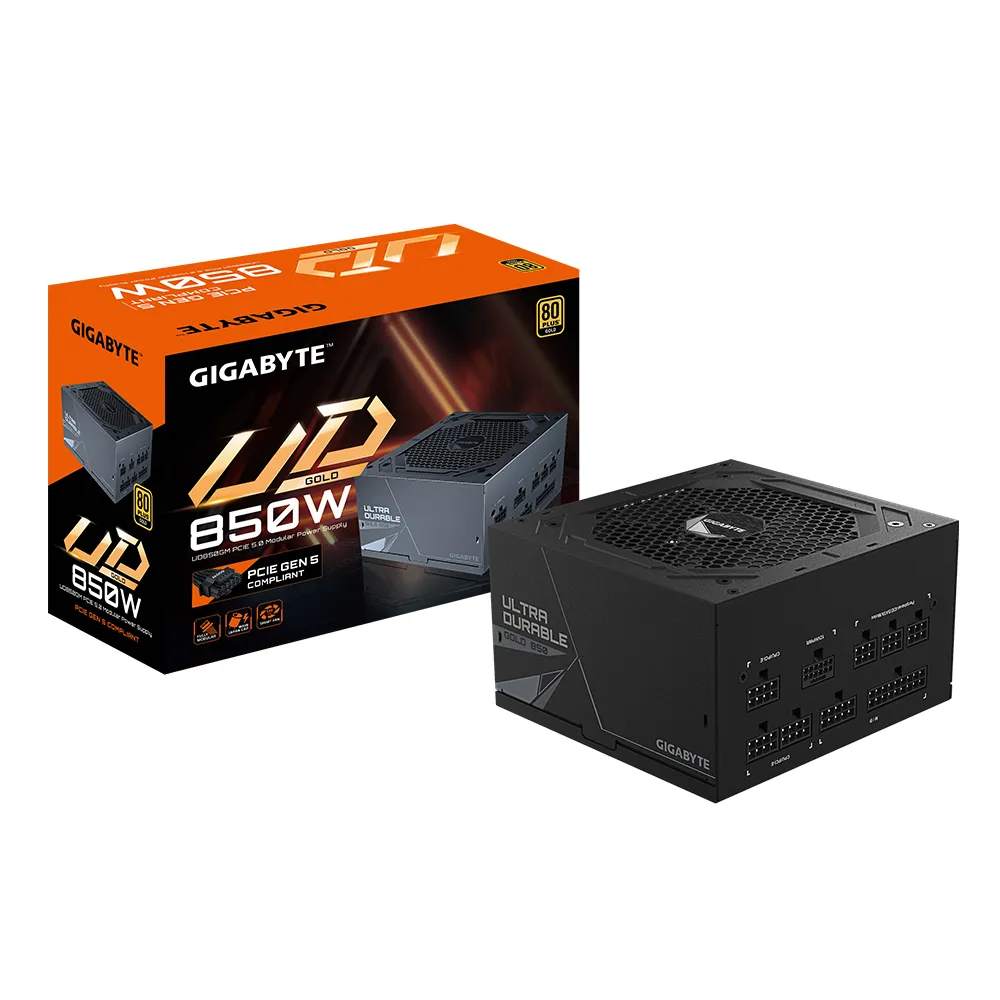 Gigabyte PG5 850W rev 2.0 - strömkälla, 80 Plus Gold