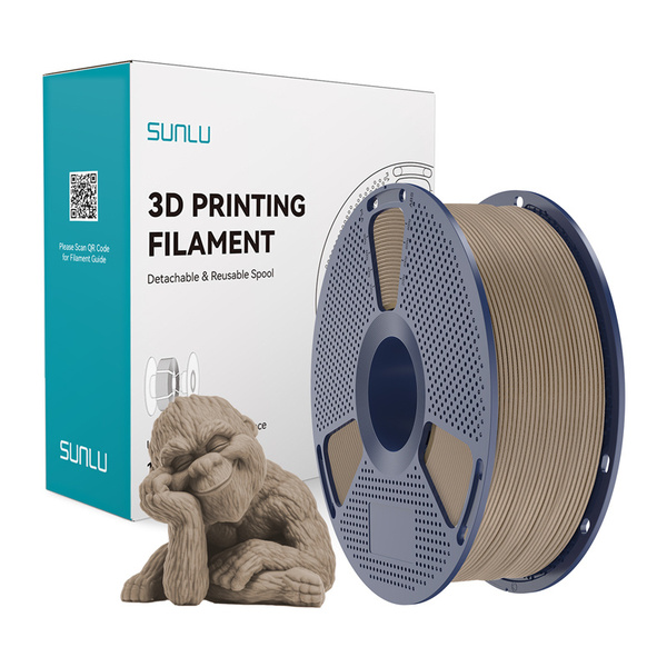 SUNLU PLA Wood 1.75 mm, 1 kg -3D-tulostusfilamentti, Wood