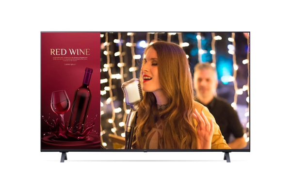LG Signage Display, UR Series, 65" UHD 400cd/m2 16/7, Speaker, wifi