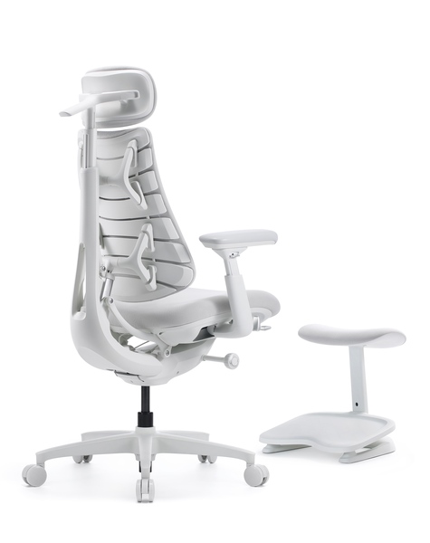 LiberNovo Omni Gen Dynamic Ergonomic Chair - 48cm Glacier White