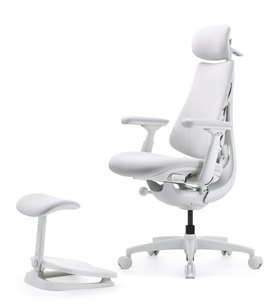 LiberNovo Omni Gen Dynamic Ergonomic Chair - 48cm Glacier White