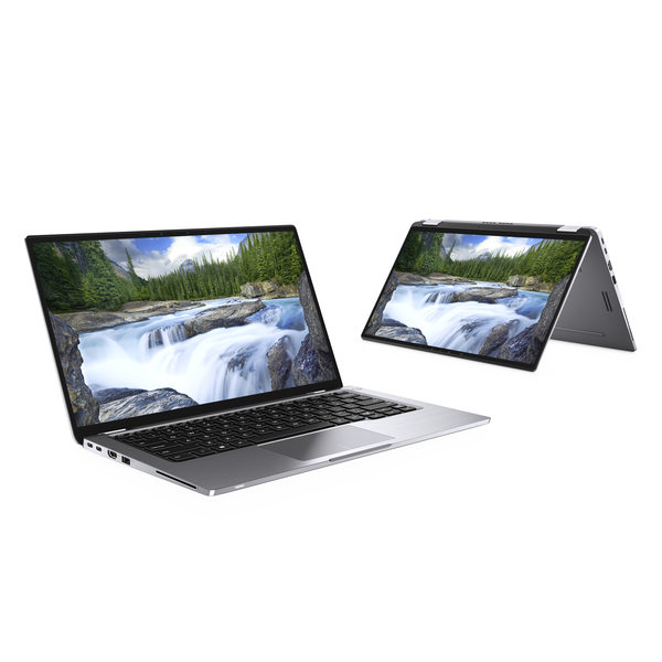 Dell 14&quot; Latitude 7400 2in1, 16 Gt RAM, 512 Gt SSD, Win 10 Pro -kannettava, Musta, Hopea