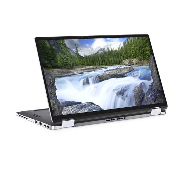 Dell 14&quot; Latitude 7400 2in1, 16 Gt RAM, 512 Gt SSD, Win 10 Pro -kannettava, Musta, Hopea