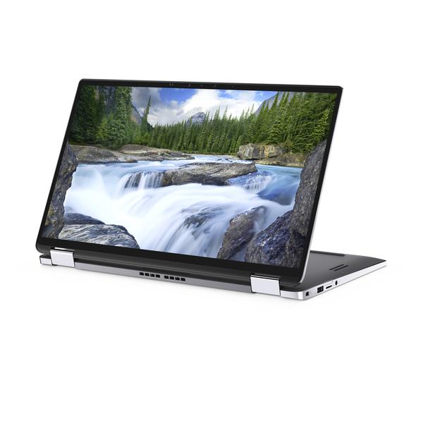 Dell 14&quot; Latitude 7400 2in1, 16 Gt RAM, 512 Gt SSD, Win 10 Pro -kannettava, Musta, Hopea