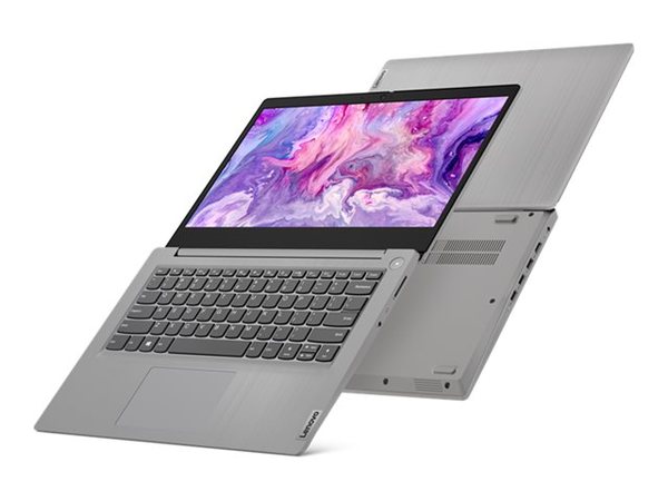 Lenovo 14" IdeaPad 3, 8GB RAM, 128GB SSD, Win 10 Home - notebook, Grey, Platinum