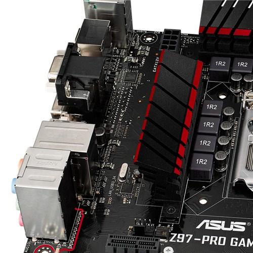 ASUS Z97-PRO GAMER Socket LGA 1150 Intel Z97 max 32GB 4x DDR3 D-Sub HDMI DVI ATX GAMING MB (P)