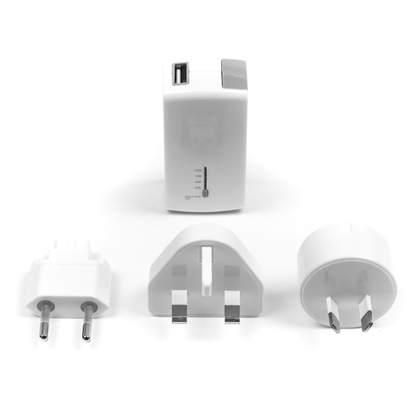 TARGUS 2-in-1 USB Wall Charger and Power Bank White