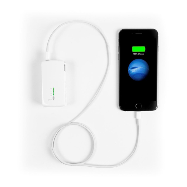 TARGUS 2-in-1 USB Wall Charger and Power Bank White