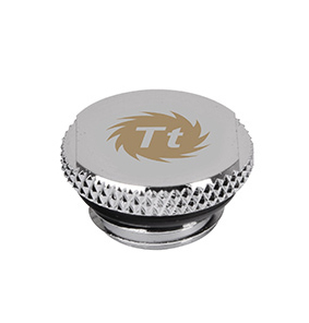 Thermaltake Pacific G1/4 Stop Plug w/ O-Ring - Chrome