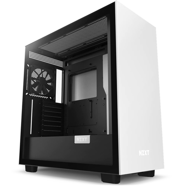 NZXT H7 Mid Matte White/Matte Black