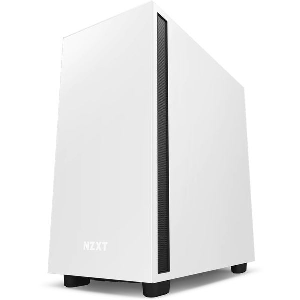 NZXT H7 Mid Matte White/Matte Black