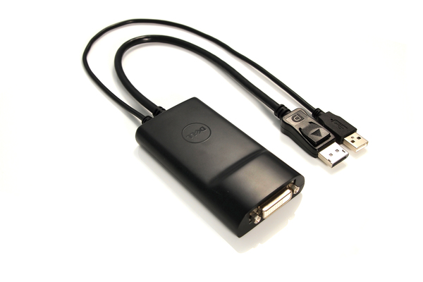 Dell DisplayPort to DVI Dual-Link Adapter - Videomuunnin - DisplayPort - DVI malleihin OptiPlex 3240, 7440, Precision Mobile Workstation 7510, 7710, Precision T