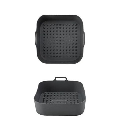 Nordic Quality Airfryer silikonform 20x20x6 cm, svart