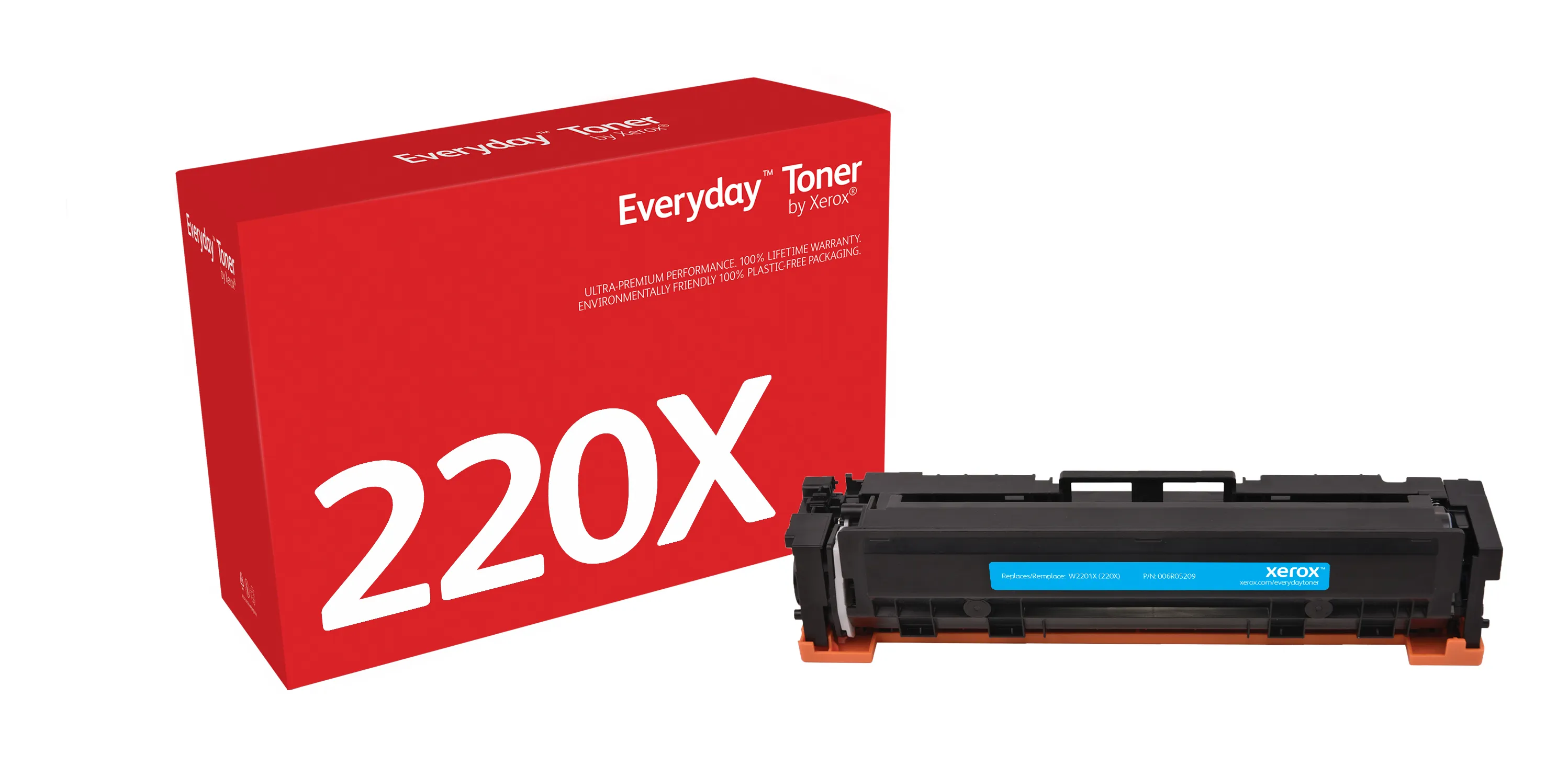 Xerox Everyday Toner 220X (W2201X) lasertoner, cyan