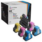 Olivetti B0039 -mustekasettipakkaus, 20 ml, musta/syaani/magenta, 2 kpl