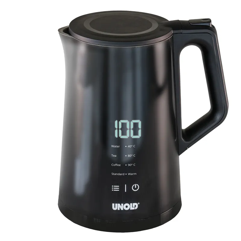 Unold Kettle Digital - electric kettle, Black, 1.5l